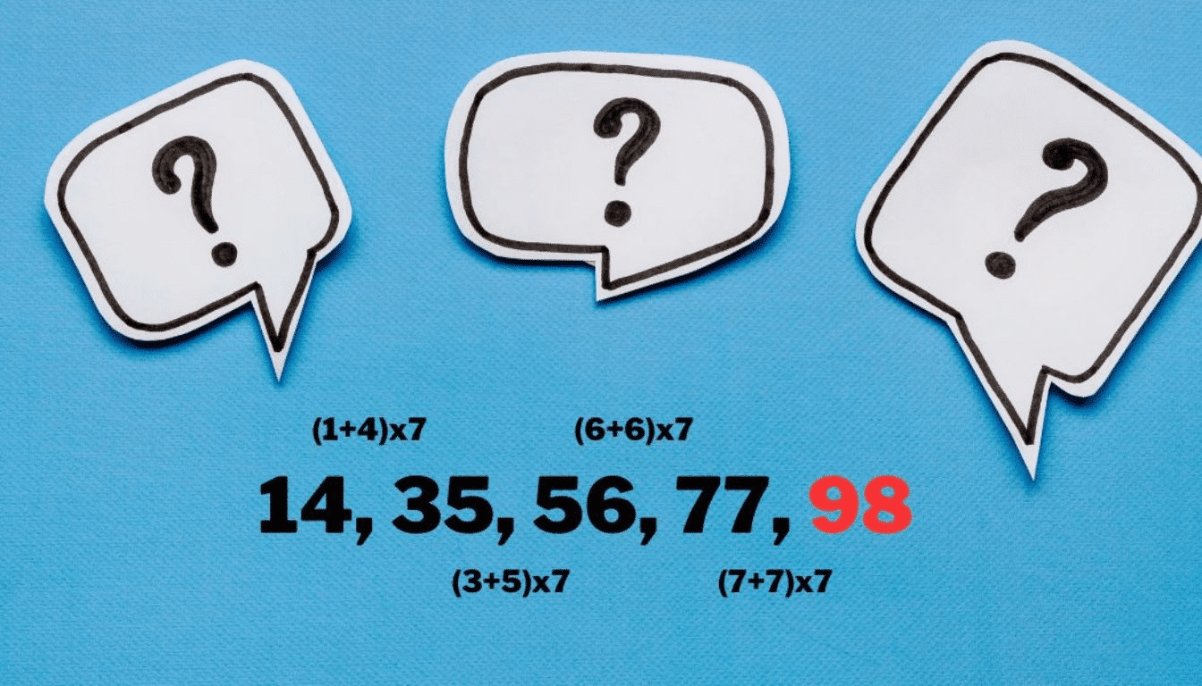 I bet you can't find the missing number in this logical sequence in less than 25 seconds!