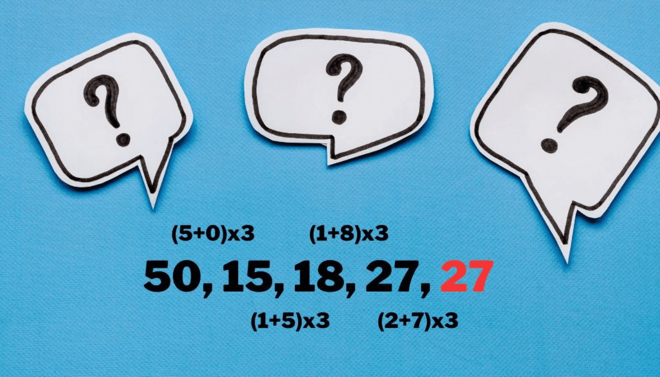 Can you find the missing number in this logical sequence in less than 25 seconds? We bet you can't!