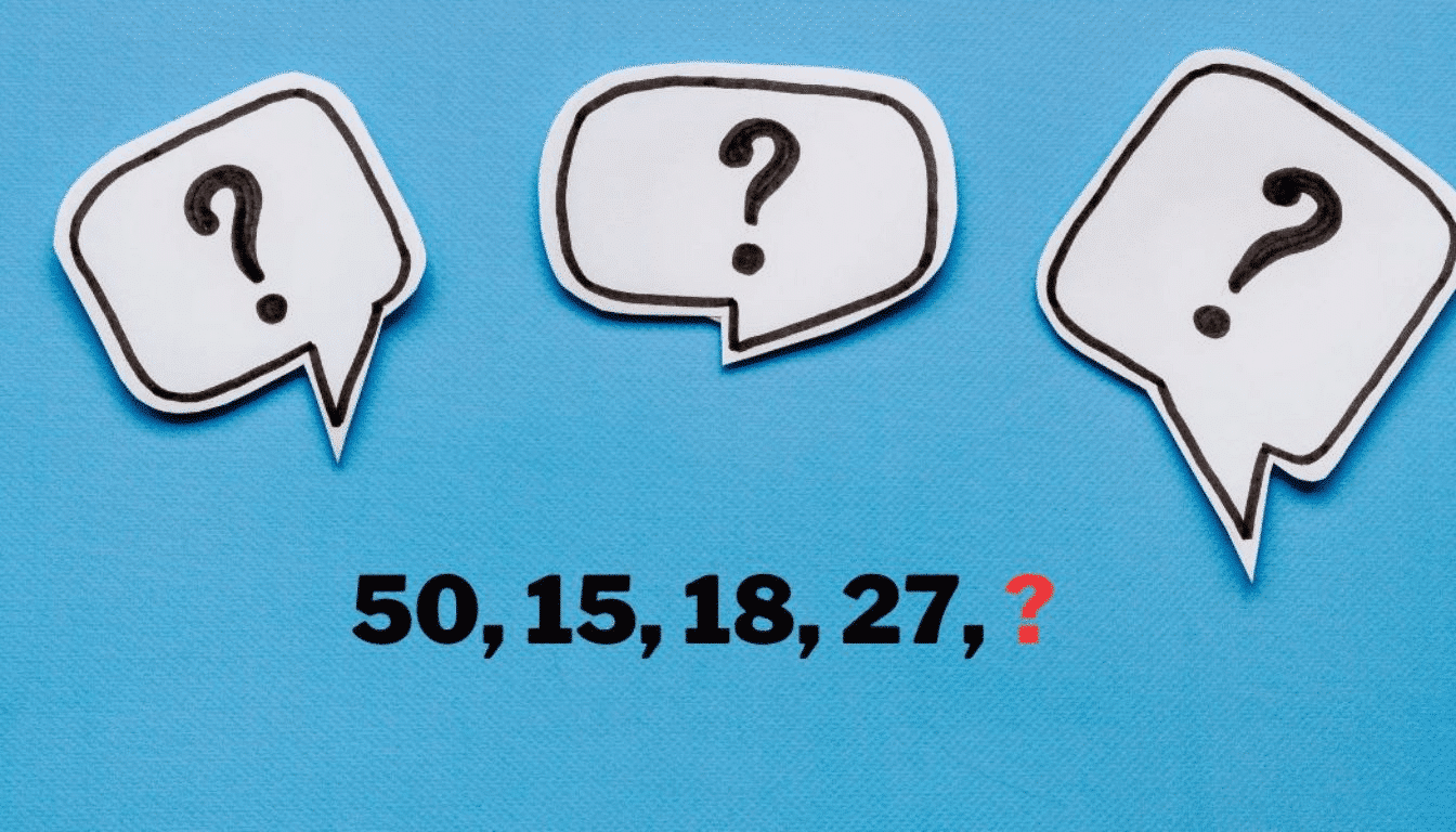 Can you find the missing number in this logical sequence in less than 25 seconds? We bet you can't!