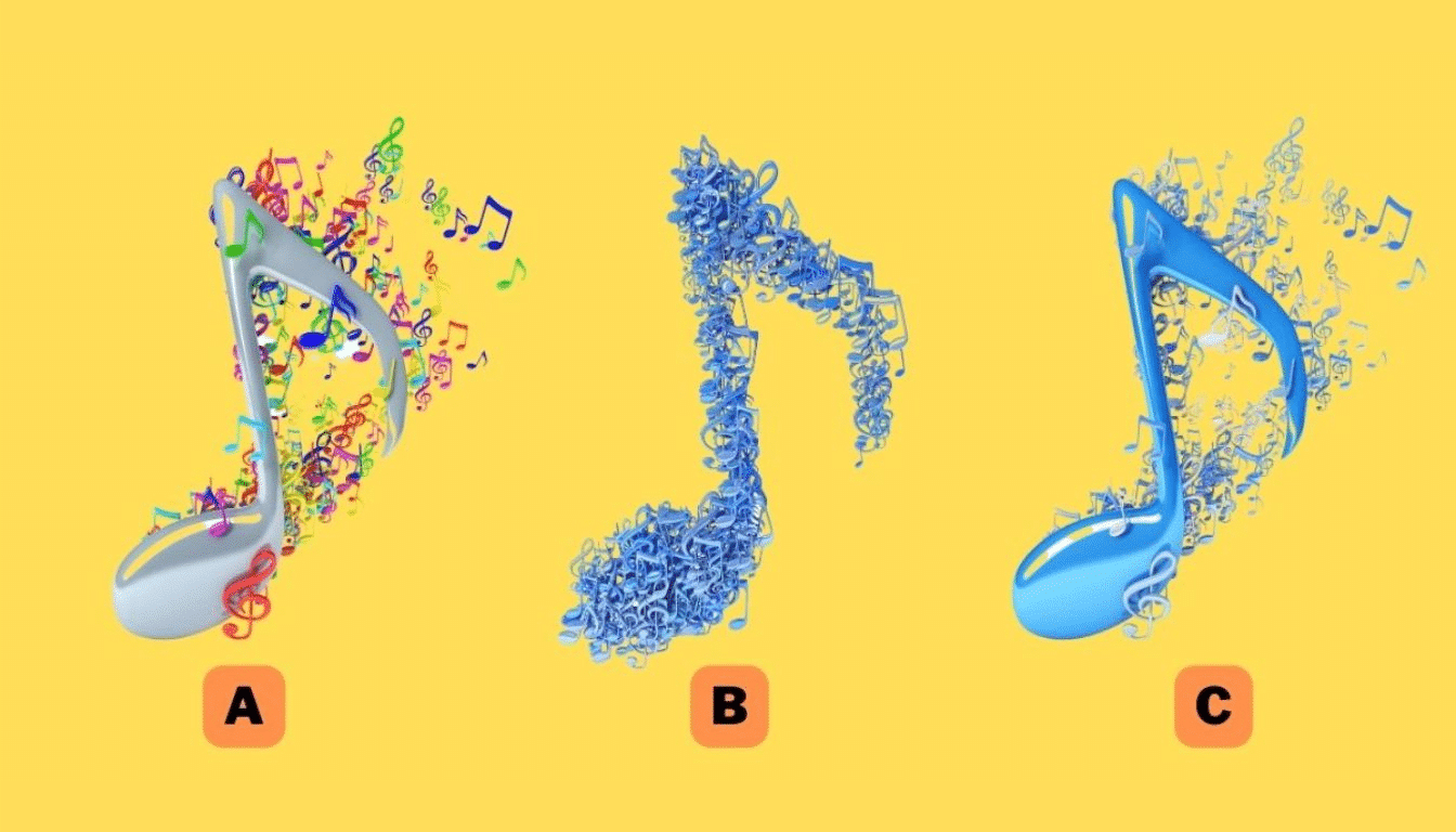 Choose a musical note and find out if you are more serious or jovial: the personality test that is driving everyone crazy!