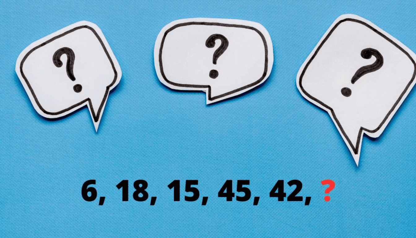 Impossible challenge: can you find the missing number in this logical sequence in less than 20 seconds? Try it now!