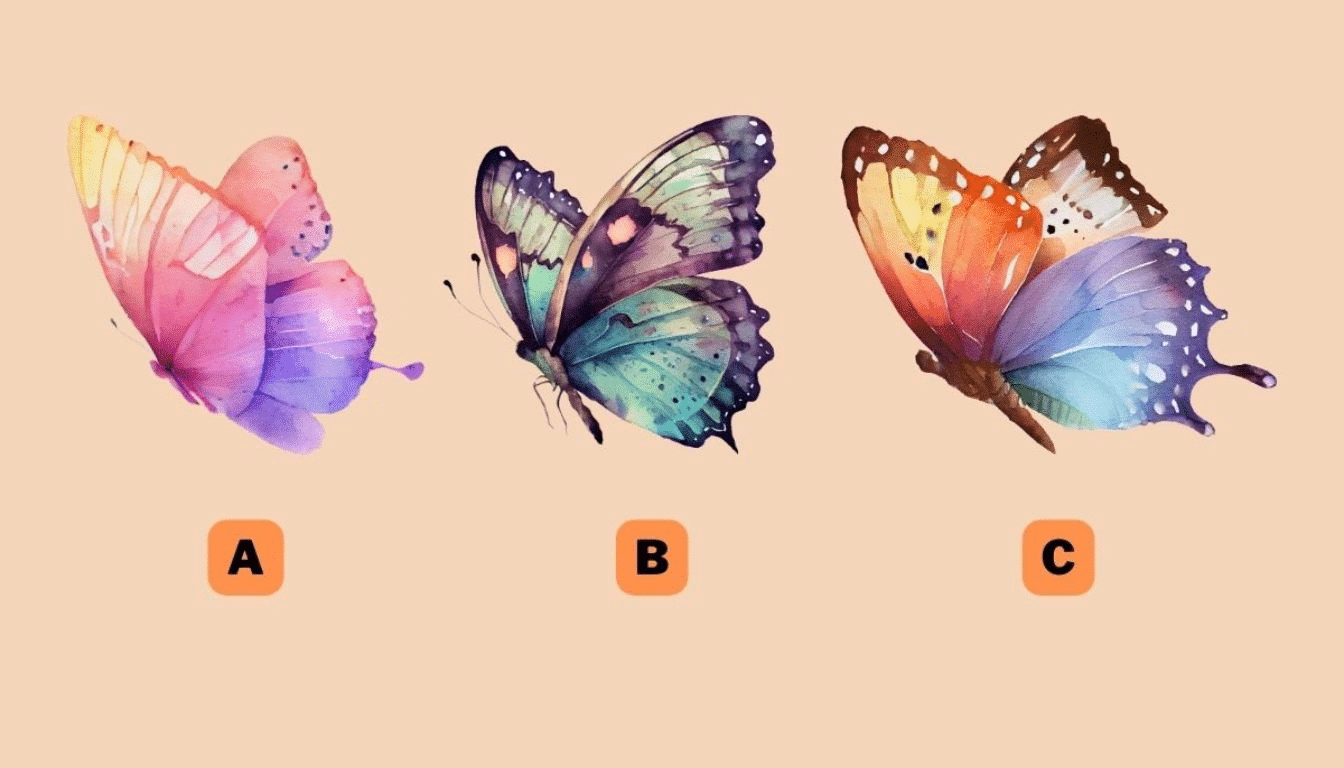 Personality Test: Which Butterfly Do You Choose? Reveal whether you are a skeptical or confident soul!