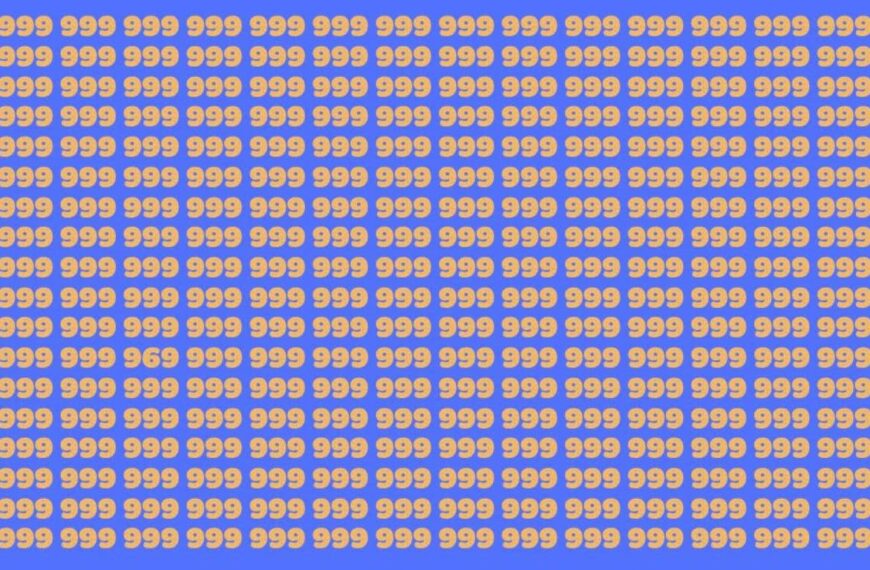 Test your detective gaze: will you be able to find the 969 hidden among the 999 in 20 seconds?