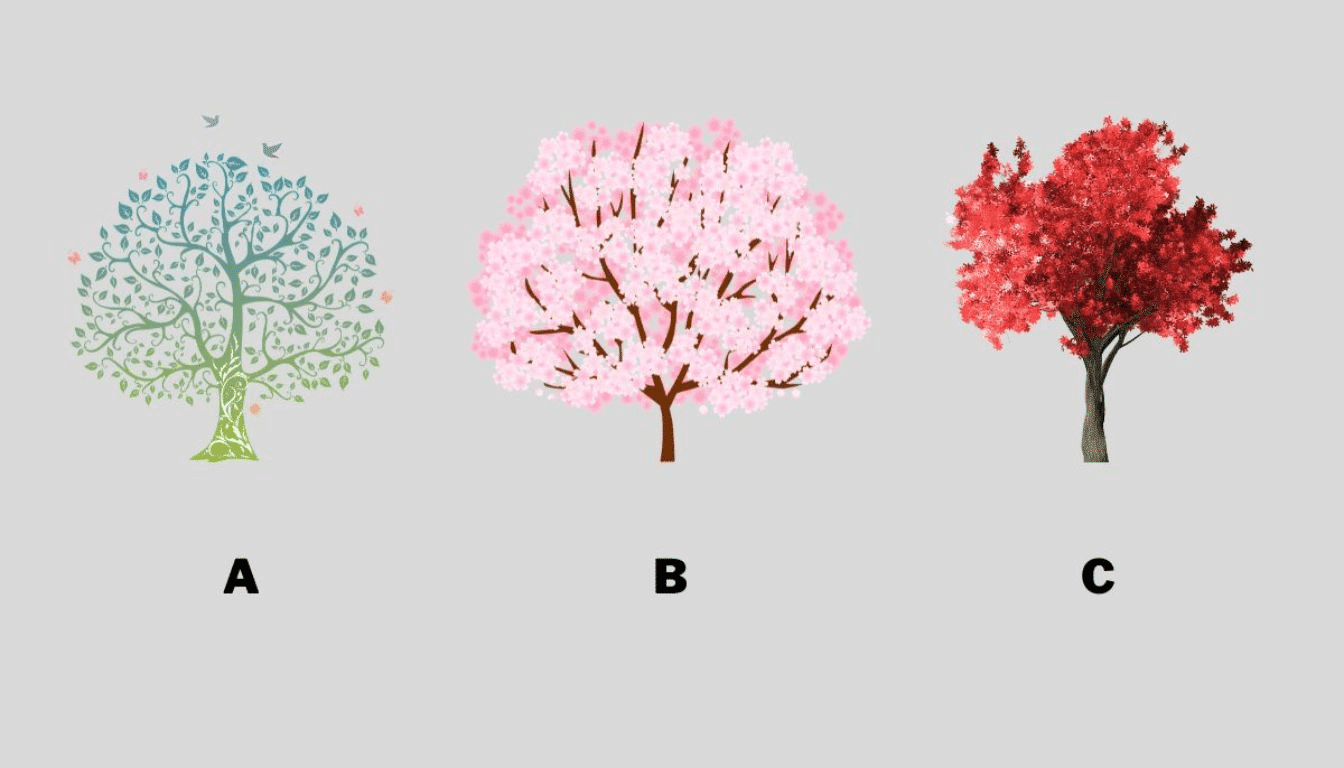 Which tree attracts you the most? Find out if your spirit is introspective or extroverted!