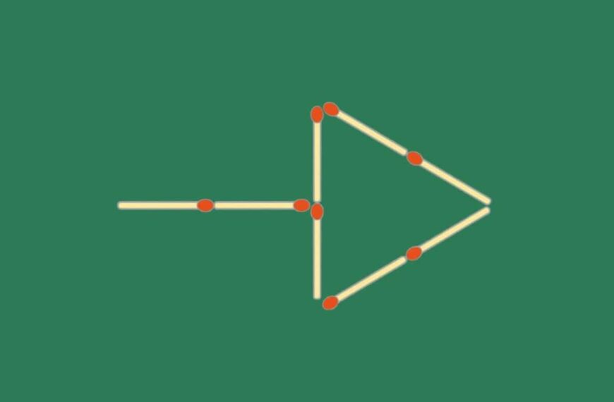 Challenge your mind: can you create 2 arrows by moving just 4 matches in less than 25 seconds?