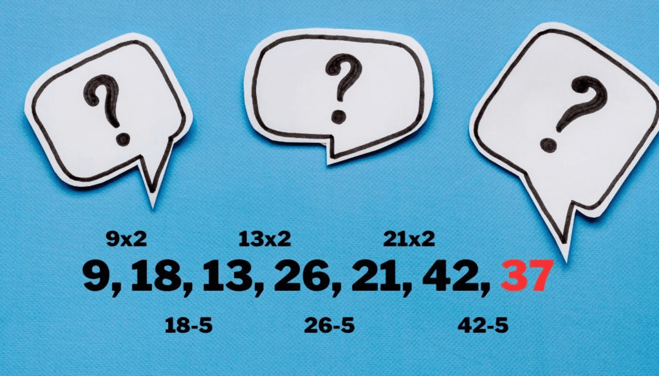 Can you find the missing number in this logical sequence in less than 25 seconds? We bet you can't!