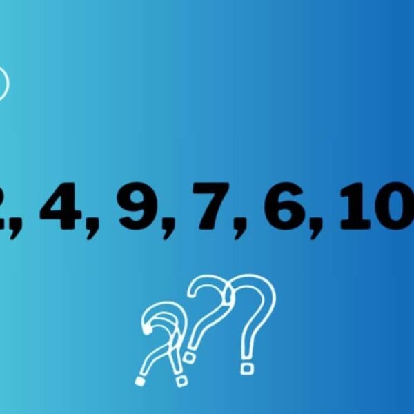 Challenge yourself! Find the missing number in the logical sequence… if you can do it in less than 20 seconds!