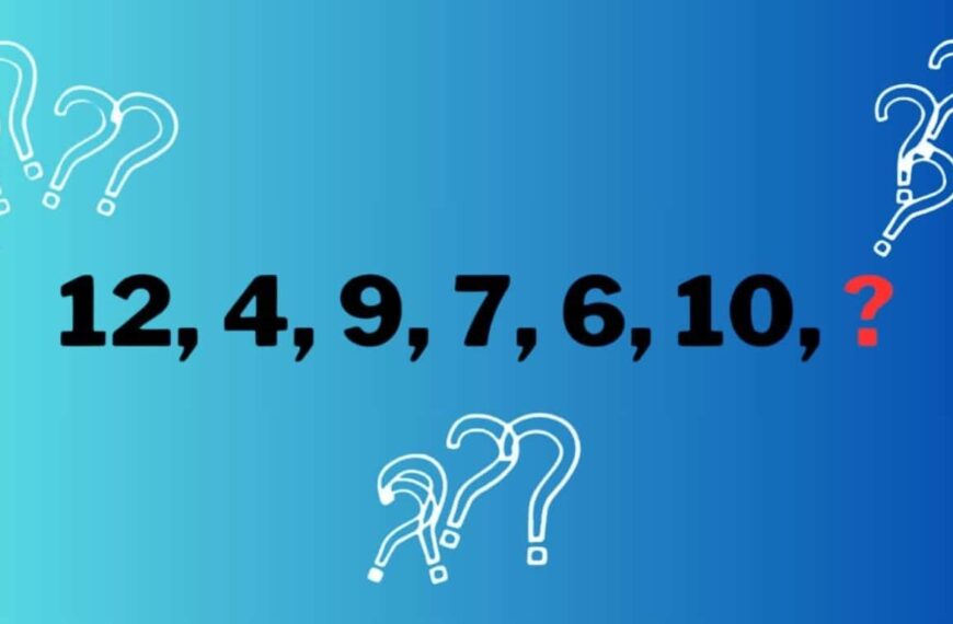 Challenge yourself! Find the missing number in the logical sequence… if you can do it in less than 20 seconds!