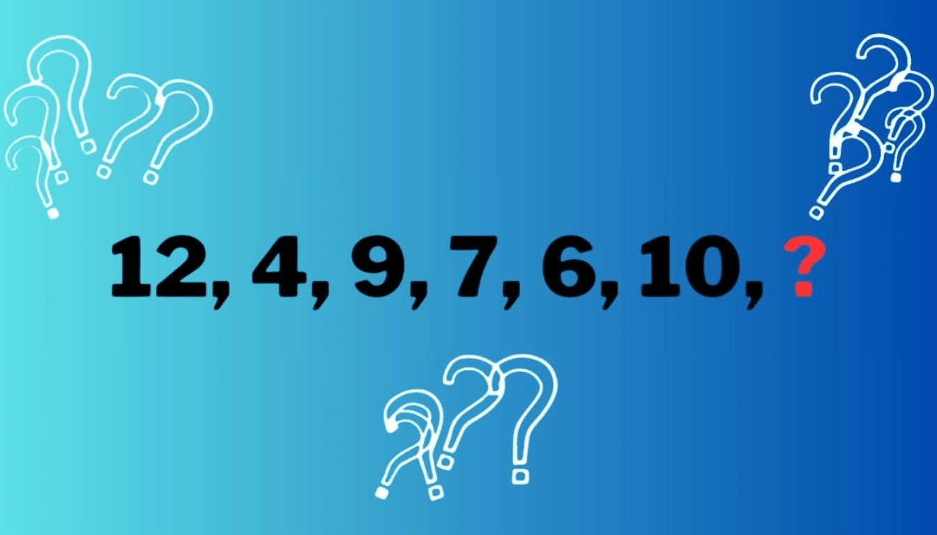 Challenge yourself! Find the missing number in the logical sequence... if you can do it in less than 20 seconds!