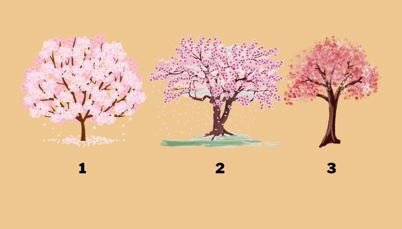 Choose a pink tree and find out how you deal with moments of loneliness: the personality test that reveals who you really are!