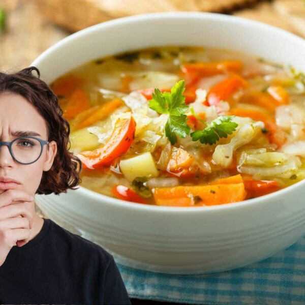 Is a simple vegetable soup as a meal really enough? Not so sure!