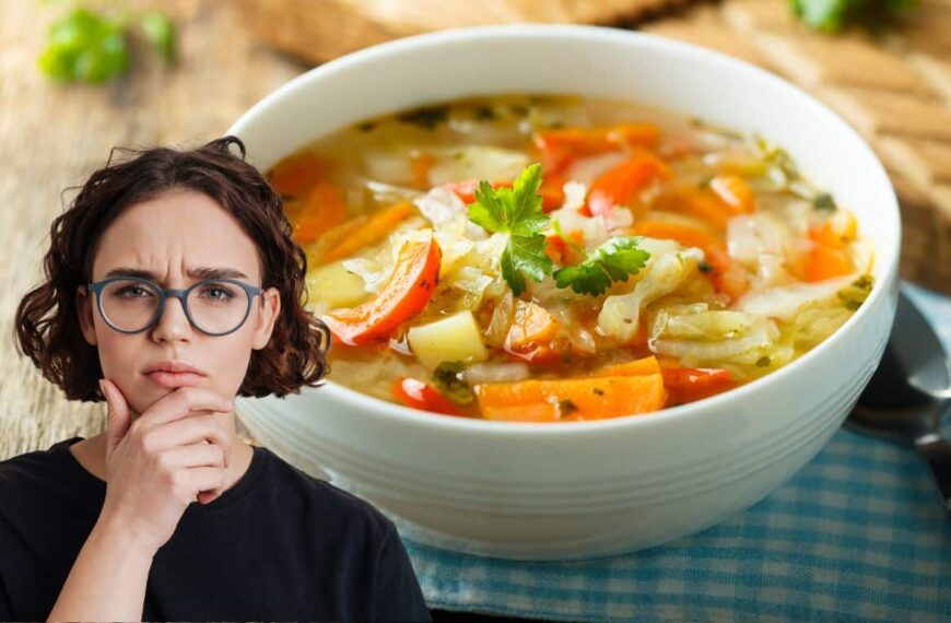 Is a simple vegetable soup as a meal really enough? Not so sure!