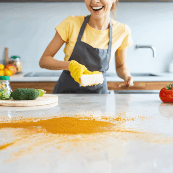 discover expert cleaning tips to effortlessly remove stubborn turmeric stains from hard surfaces. learn simple, effective methods that will leave your surfaces spotless and bright. say goodbye to turmeric stains with these tried-and-true solutions!