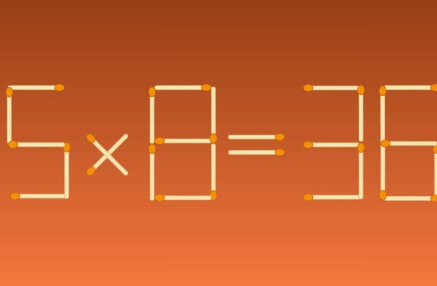 Can You Solve This Matchstick Puzzle by Moving 1 Match in 45 Seconds?