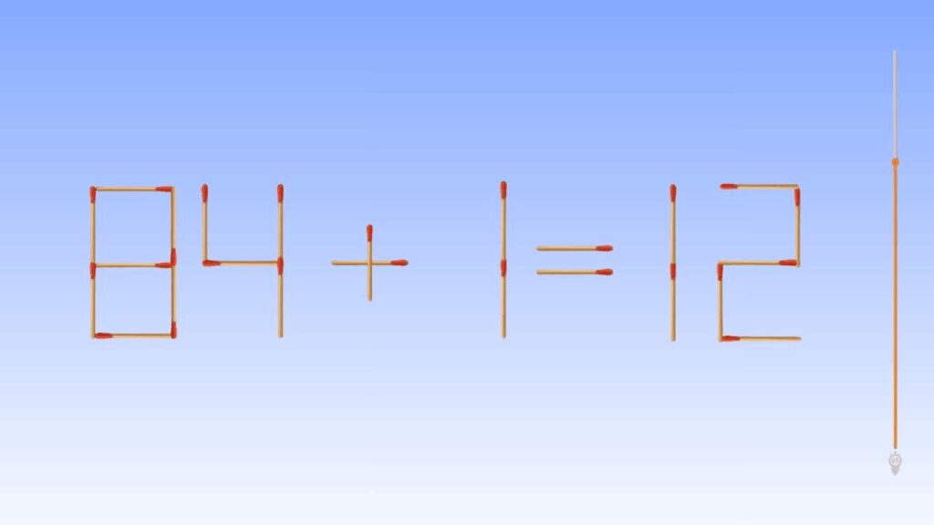 Can You Solve This Matchstick Puzzle in 40 Seconds?
