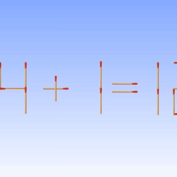 Can You Solve This Matchstick Puzzle in 40 Seconds?
