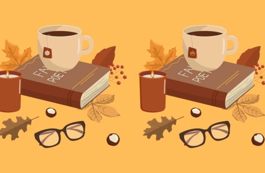 Difference game: Can you spot 3 changes in this cozy autumn scene in less than 10 seconds?