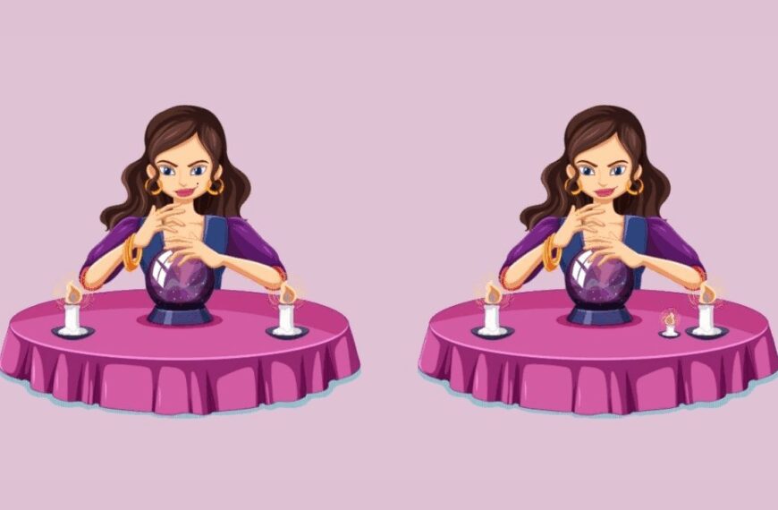 Difference game: Can you spot the 3 subtle changes in this fortuneteller scene in less than 15 seconds?