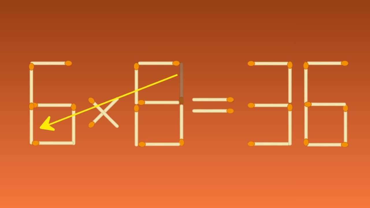 Can You Solve This Matchstick Puzzle by Moving 1 Match in 45 Seconds?