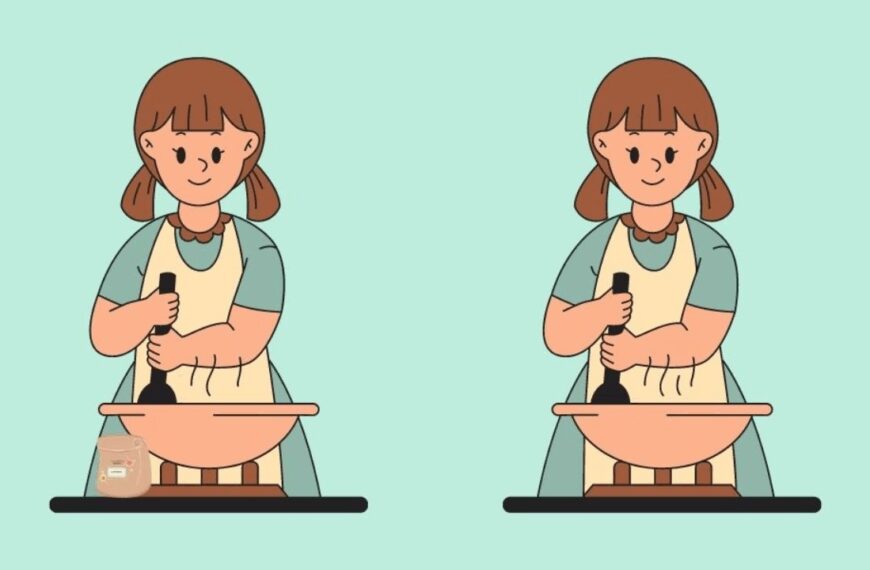 Spot the difference: Can you find 3 changes in this cooking scene in less than 12 seconds?